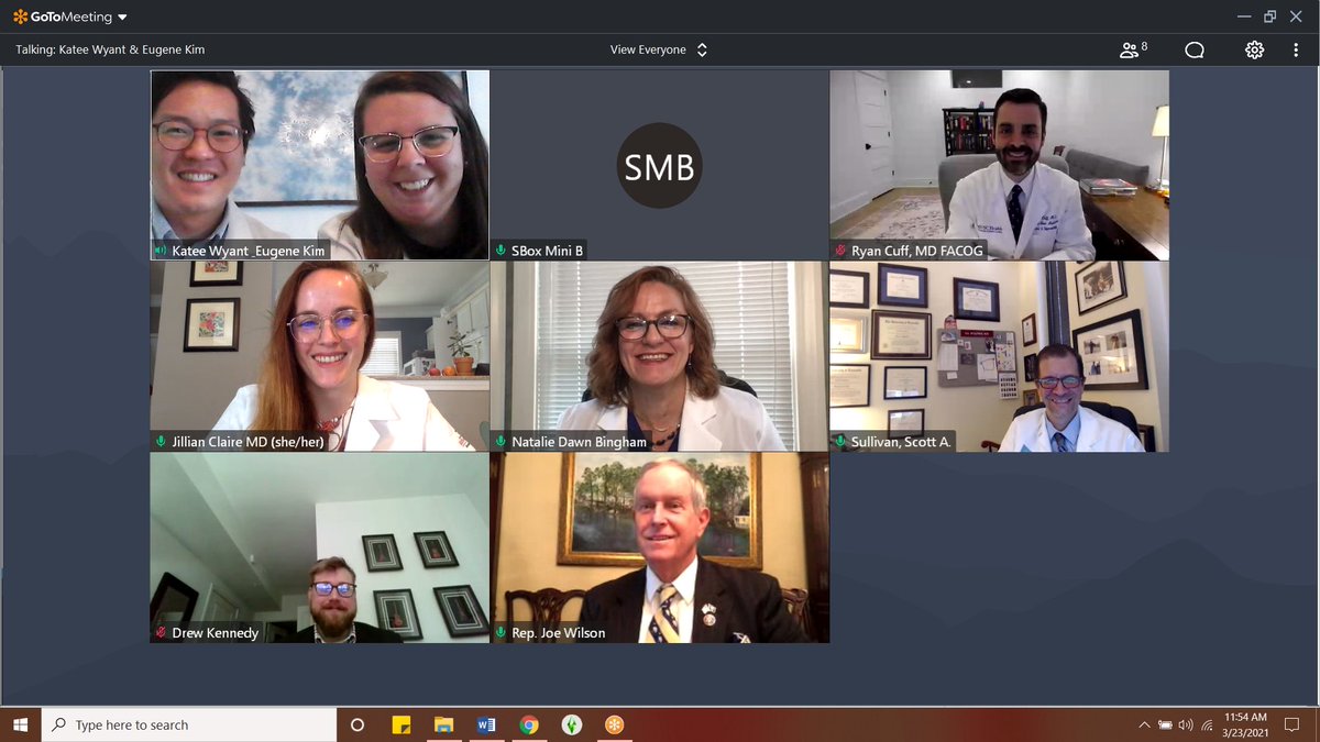 Thank you ⁦<a href="/RepJoeWilson/">Joe Wilson</a>⁩ for meeting with us to discuss the state of maternal care in SC! We appreciate your support and dedication to your constituents and the women of our great state. #MomsCantWait <a href="/ACOGAction/">ACOG Action</a>⁩ ⁦⁦⁦<a href="/MomMD4SC/">Dawn Bingham, MD MPH</a>⁩ ⁦<a href="/uldoc1/">Scott Sullivan</a>⁩