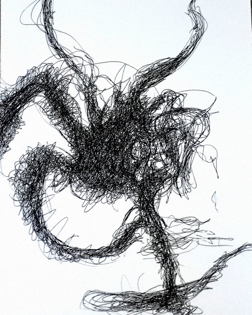 LudoStanley's tweet image. Great to have two ink drawings "A Static Tangle" and "Your Explosive Ideas" in the 
@AbsentGallery's Spring open 2021 virtual exhibition. There's lots of other great work in there check it out! theabsentgallery.co.uk/main-gallery/
