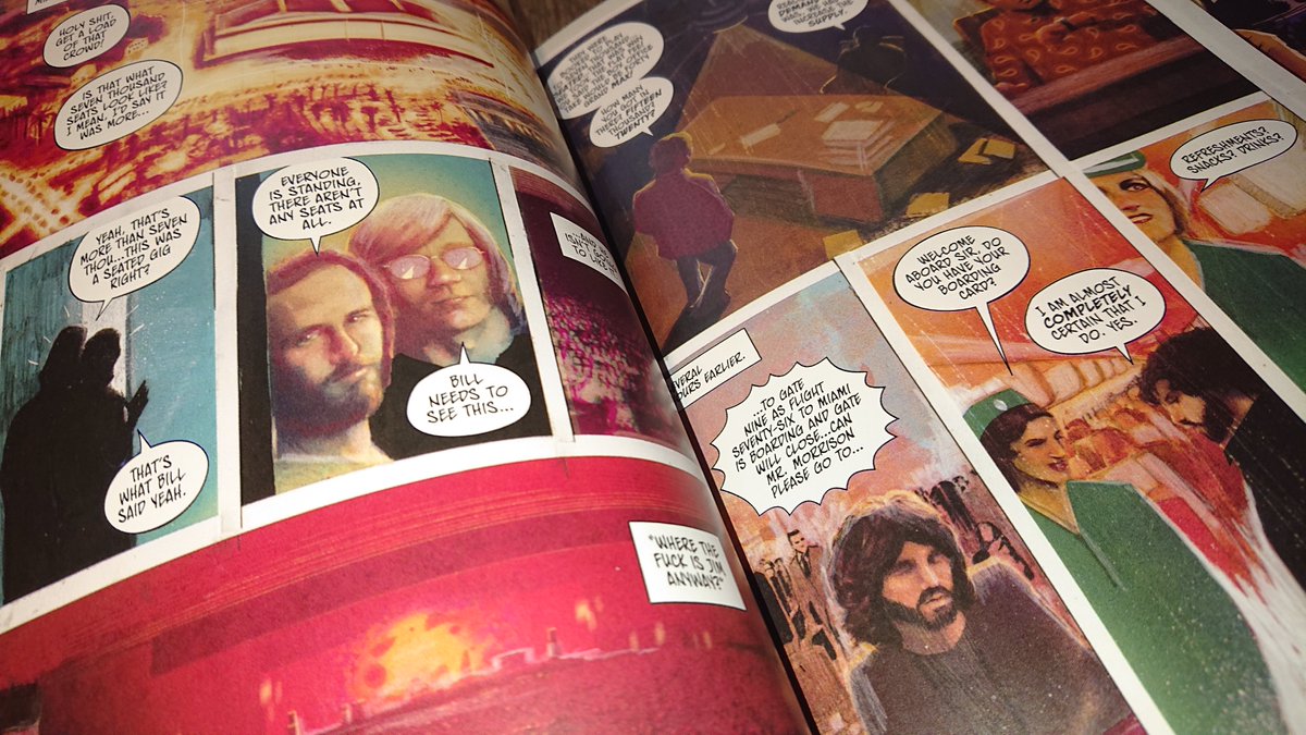 OKComics's tweet photo. Morrison Hotel, The Doors graphic novel written by @leahmoore is here! Various illustrators tackle each chapter, including @BrandedToKill !
https://t.co/h7jXbCd3pL https://t.co/1ADP8ErBGM