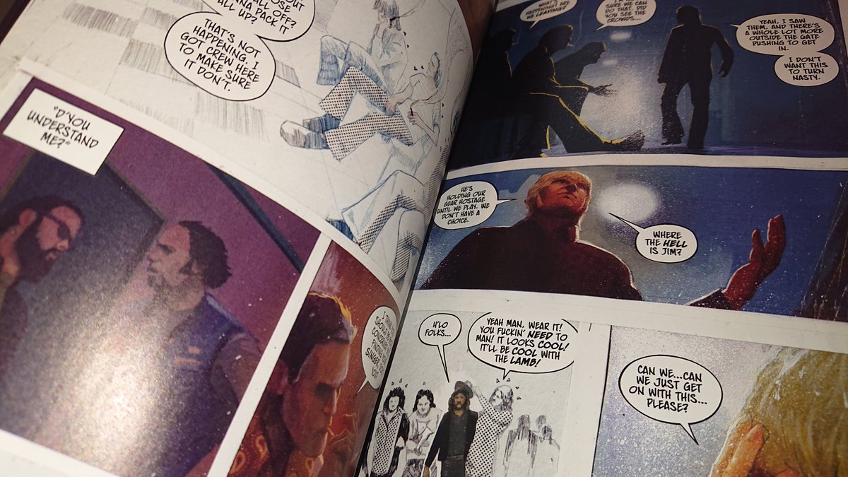OKComics's tweet photo. Morrison Hotel, The Doors graphic novel written by @leahmoore is here! Various illustrators tackle each chapter, including @BrandedToKill !
https://t.co/h7jXbCd3pL https://t.co/1ADP8ErBGM