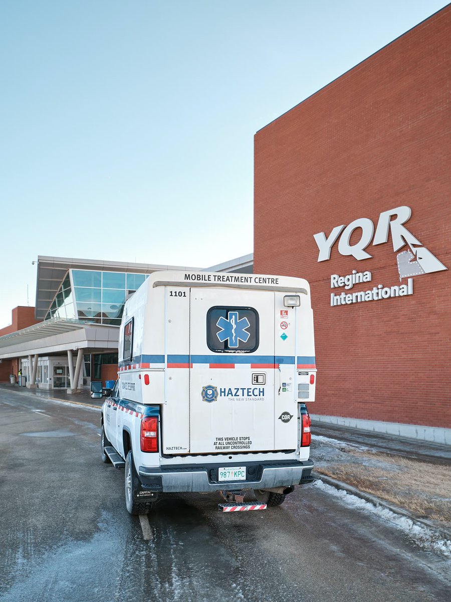 FlyYQR's tweet photo. 🚨NEWS🚨: Starting Wednesday morning, the @HaztechSafety Mobile unit will be available at #YQR to provide drop-in and pre-booked RT-PCR (molecular) and Rapid COVID testing for departing and arriving passengers for a fee.
Learn more: https://t.co/mhCkDeUJFa https://t.co/J2Cr5rcAyQ