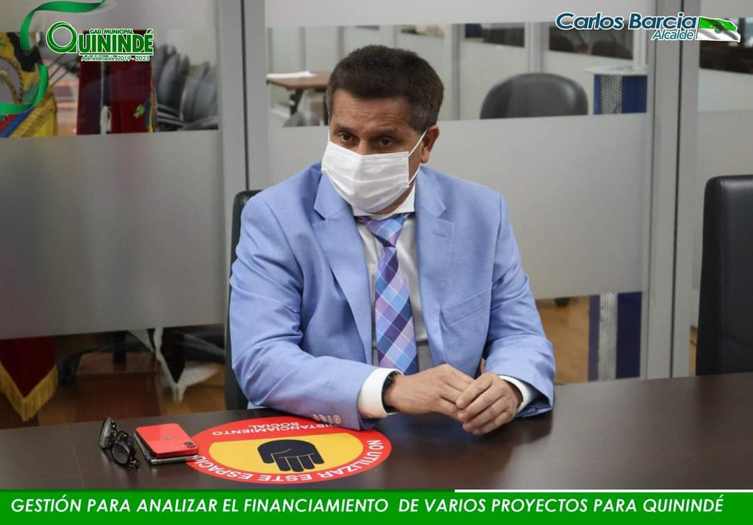 GADQuininde's tweet photo. ¡La gestión por el progreso de Quinindé, no se detiene! 
Esta mañana el alcalde @CarlosBarciaM, cumple agenda en Quito, donde mantiene una importante reunión de trabajo con Xavier Vidal, gerente general del @BDEcuadorBP, 1/2 https://t.co/fhEiK4MBG1