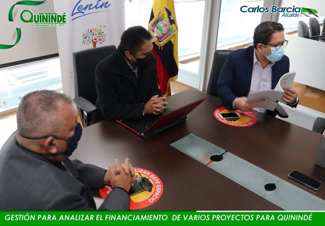GADQuininde's tweet photo. ¡La gestión por el progreso de Quinindé, no se detiene! 
Esta mañana el alcalde @CarlosBarciaM, cumple agenda en Quito, donde mantiene una importante reunión de trabajo con Xavier Vidal, gerente general del @BDEcuadorBP, 1/2 https://t.co/fhEiK4MBG1