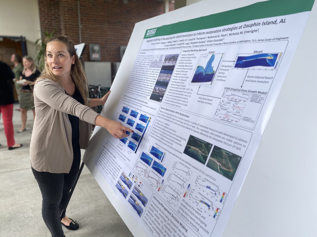 USGSCoastChange's tweet photo. Davina Passeri of #USGS will present 3/27 in #ClimateChange & #SeaLevelRise panel explaining the science of #ExpandingWaters art show at #CreativePinellas. #SLR can cause erosion, flooding & wetland loss but natural restoration can aid coastal resilience.
https://t.co/r3bPVI6HQL https://t.co/GvoFlXc2Gv