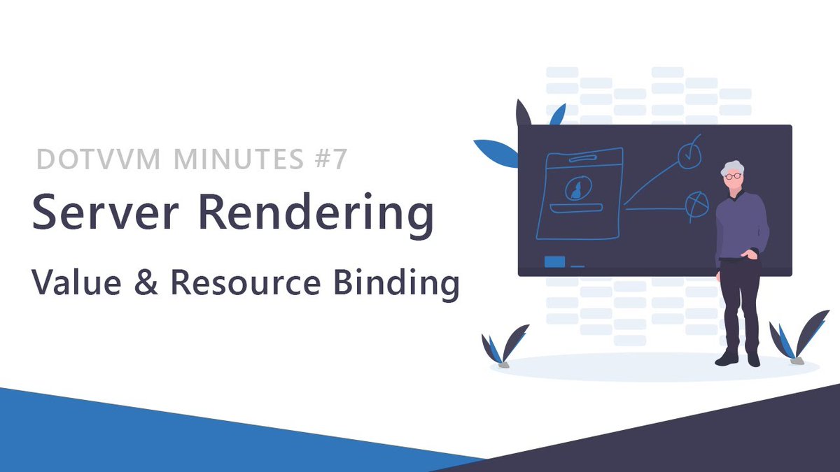 dotvvm's tweet image. Care about SEO❓
You&apos;ll see the difference between value binding and resource binding. And more ... 👇 

🔵 Watch here: youtube.com/watch?v=FLIcYB…

🔴 Subscribe to us: bit.ly/Subscribe_DotV…🔔

Enjoy it! ✨ bit.ly/DotVVM_forWebA…

#DotVVM #DotVVMminutes #ServerRendering