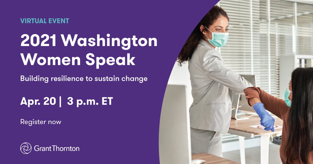 GTPublicSector's tweet photo. We are so excited to have Lauren Leader (@laurenleaderAITGet) &amp; Dr. Sheila Robinson (@DrSheilA) at this year’s Washington Women Speak! Join us April 20 for a virtual discussion on how we can empower #womenleaders. Registration details: https://t.co/mIXFEhYwRo #WomensHistoryMonth https://t.co/Jb9qWiUIfH