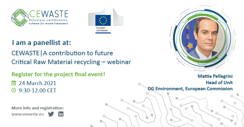 <a href="/MPellegriniEC/">Mattia Pellegrini</a> will be part of our panel discussion tomorrow! Don't miss the last chance to register and listen to the debate around the future of Critical Raw Materials in EU!
register.gotowebinar.com/register/31255…