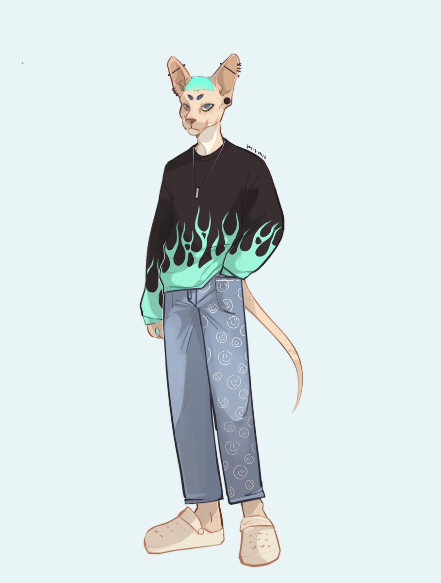 mis_misc's tweet photo. #commission #anthro #sphynxcat https://t.co/pFZJ9x8kQ1