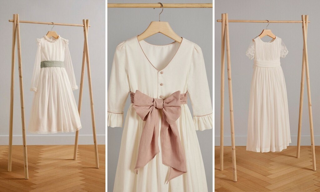 circusmodadiv's tweet photo. Vestidos de Primera Comunión de Mango desde 59,99 euros, tan bonitos como los más caros  https://t.co/HiwB8StLGF https://t.co/EbgkgG5msJ
