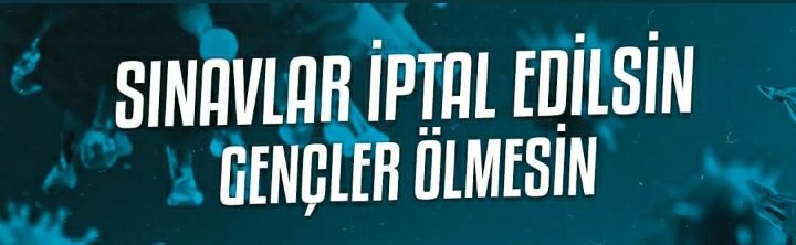 Sınavlar "İPTAL" Edilsin ... !
#Kabinedeniptalbekliyoruz