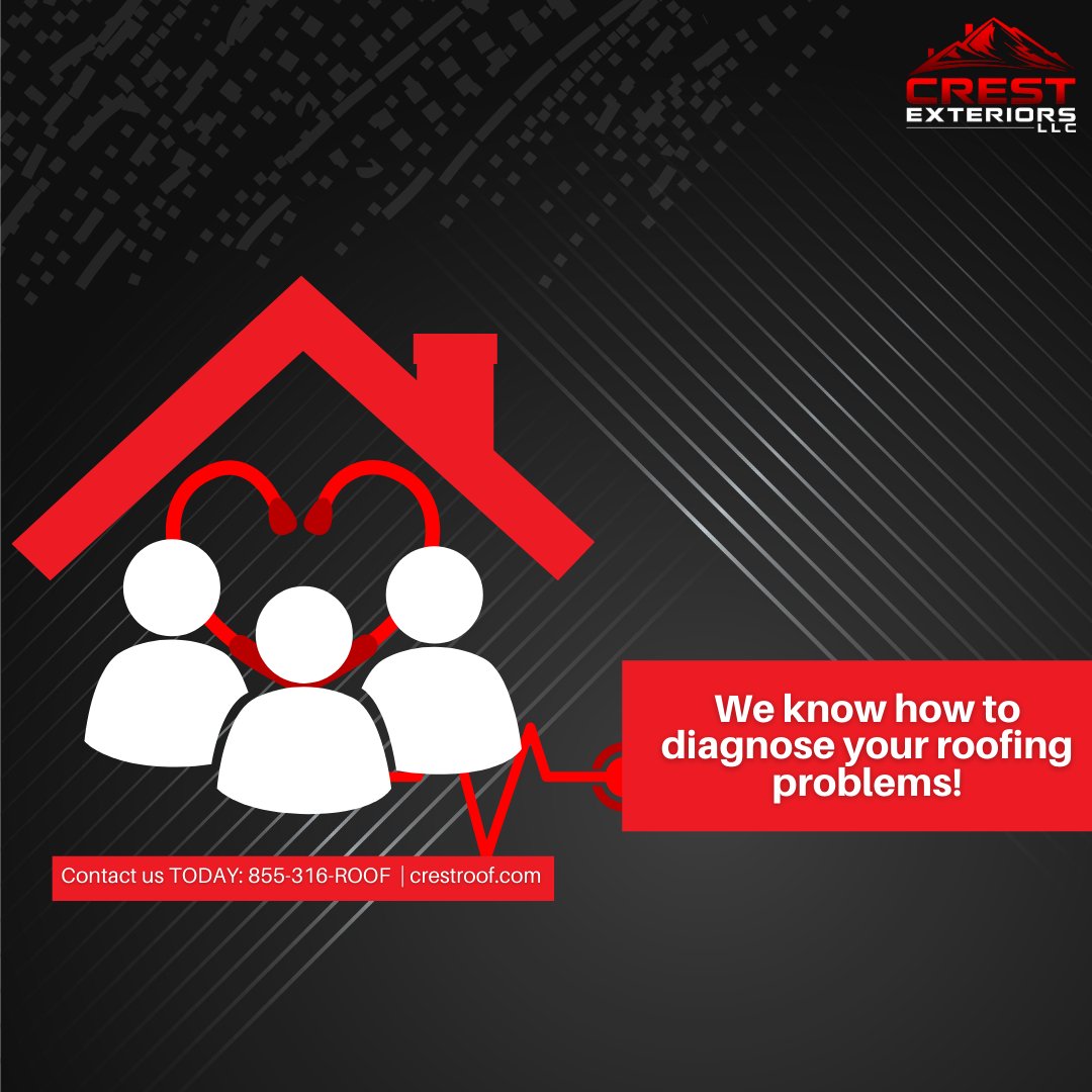 CrestExteriors's tweet photo. #CrestExteriors knows how to diagnose roofing problems and take care of all types of damage before it spreads and leads to more complicated problems. A storm-damaged roof is not to be ignored—doing so will only mount to higher costs later. contact us, we can help!👉 855-316-ROOF https://t.co/9KmfMMNCfE