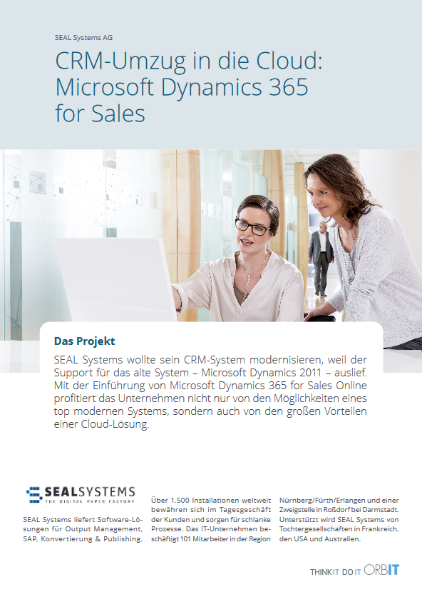 ORBIT_DE's tweet photo. ORBIT hat das #CRM bei SEAL Systems modernisiert: Mit der Einführung von #Microsoft Dynamics 365 for Sales Online profitiert SEAL Systems nicht nur von den Möglichkeiten eines top modernen Systems, sondern auch von den großen Vorteilen einer Cloud-Lösung. 
https://t.co/EKMvgwrA6g https://t.co/YOAEP3pP9V
