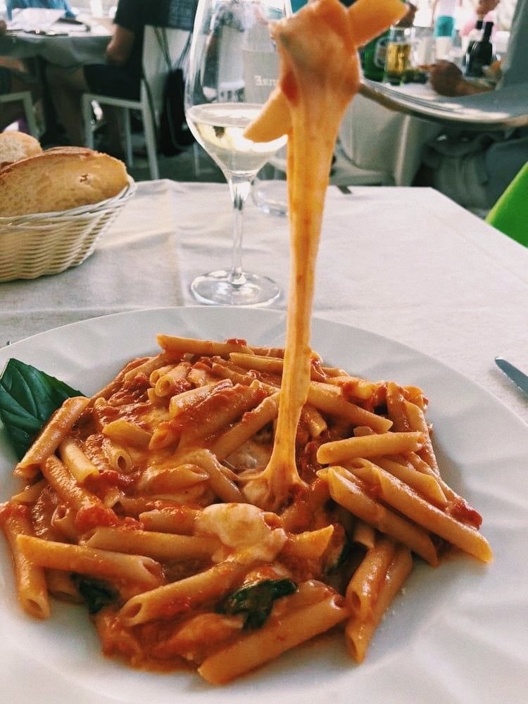 tweet de apreciación a las pastas.