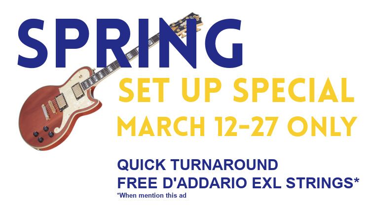 ScottRussMusic's tweet image. Setup includes:
·     restringing
·     truss rod, nut, and saddle adjustment
·     fret board cleaning and treatment
·     deep body cleaning
·     electronics cleaning
·     polishing
It&apos;s like a spa day for your axe!
#springsetup #guitar #bass #electricguitar #guitarist