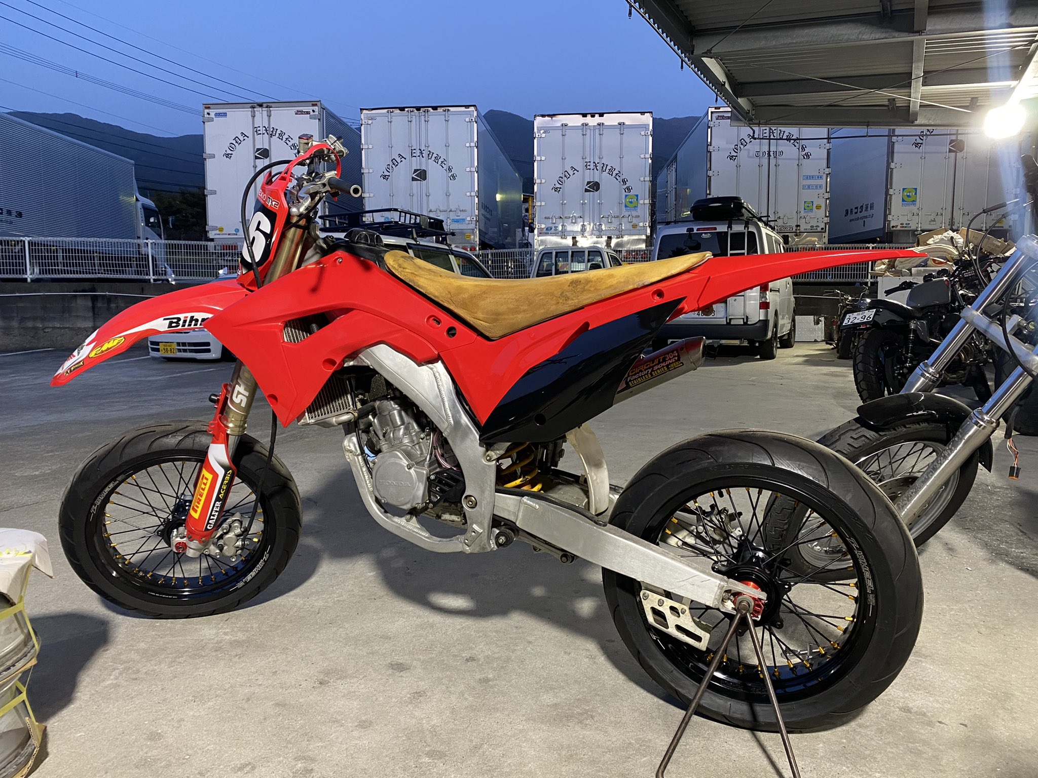 CR125R モタード使用【公道登録可】