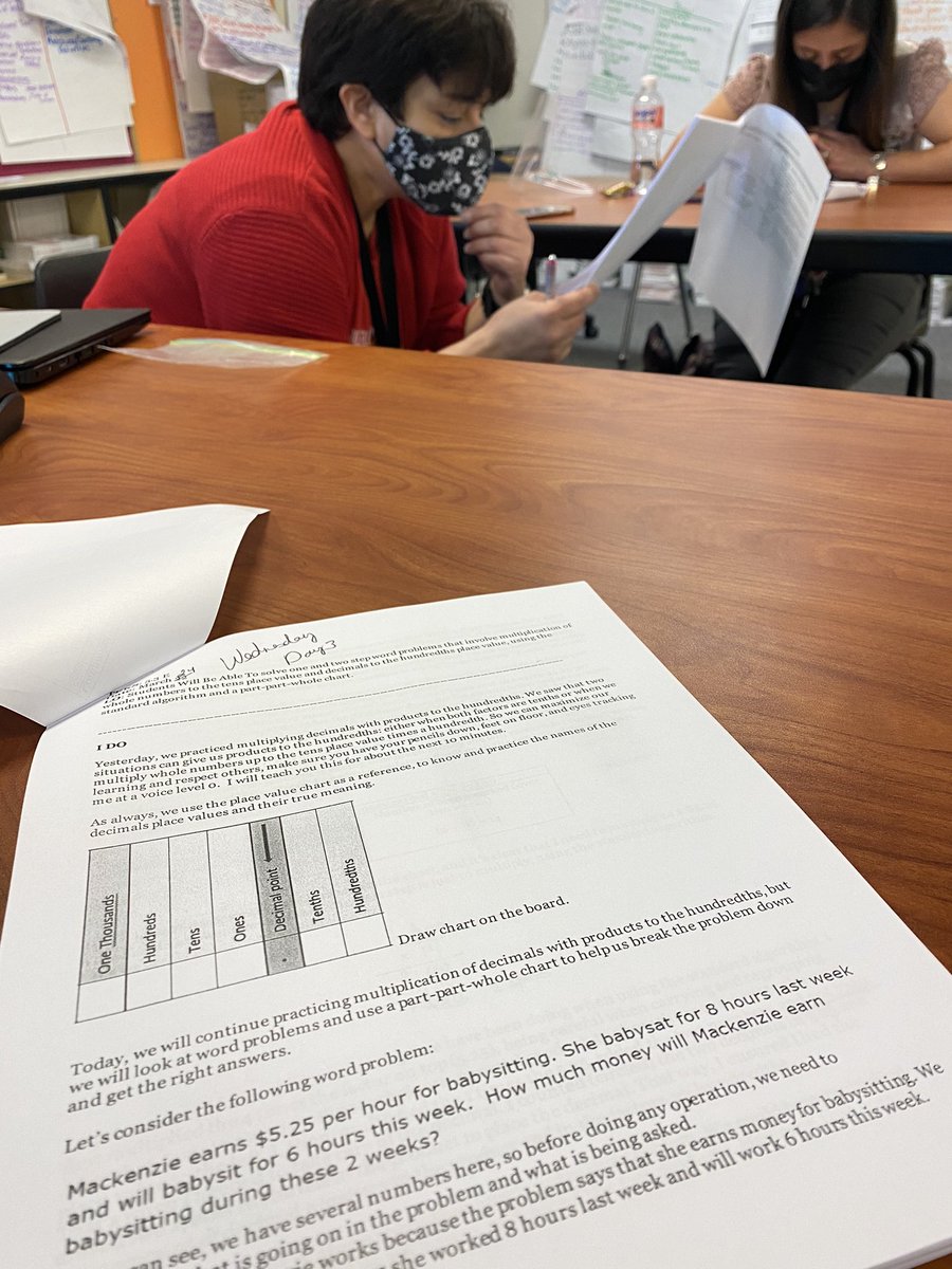 Practice makes perfect! These teachers are doing an amazing job practicing math reteach scripts.  <a href="/BurlesonECISD/">Burleson Elementary</a> <a href="/ECISD_T2L/">Curriculum & Instruction</a>