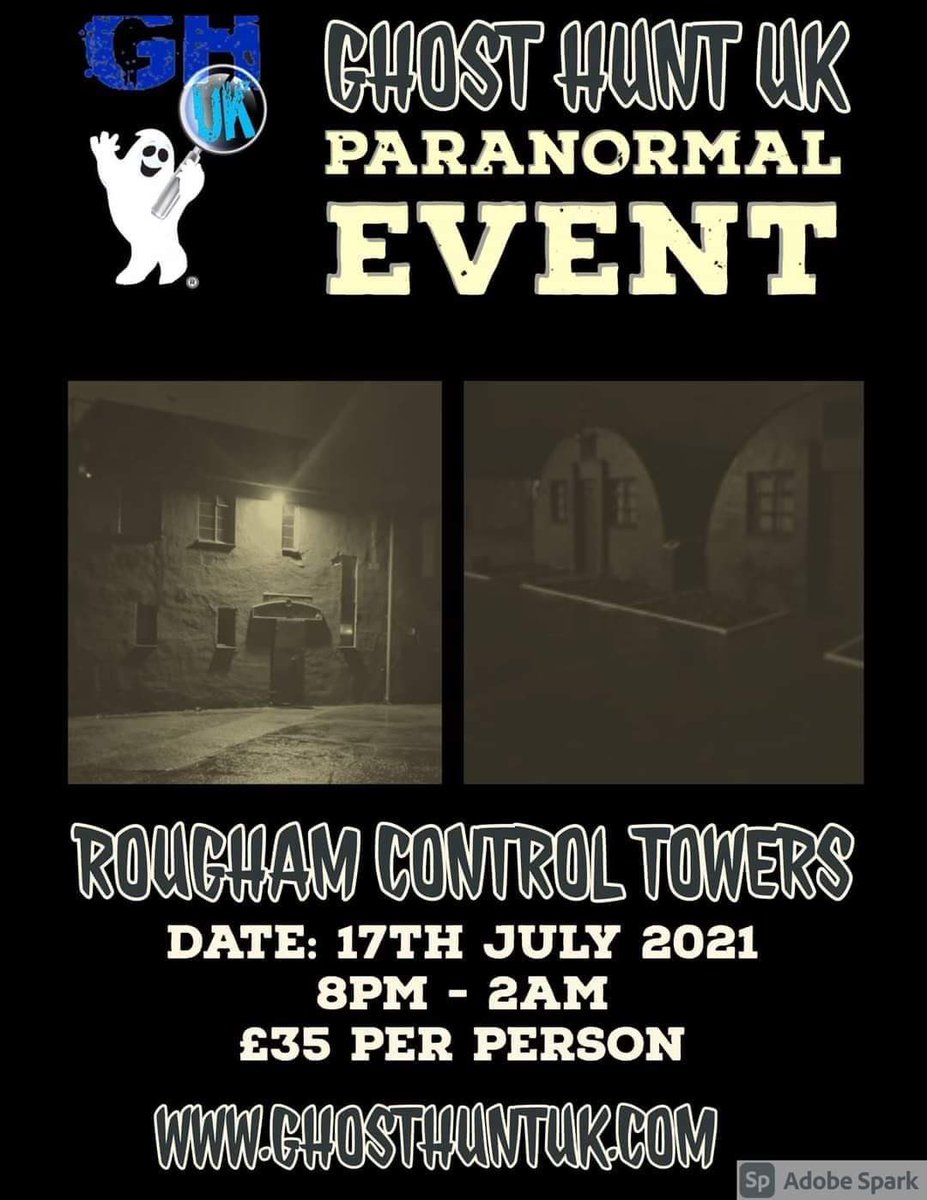 Ghosthuntuk1's tweet photo. @Ghosthuntuk1 has various dates for @RCTAM94th @RoughamTower an amazing venue with so much history. Check our website for upcoming events and to book your place. We look forward to seeing you all #haunted #ghosts #paranormalinvestigation https://t.co/WzktqDCYwB https://t.co/wOapSCfNlB