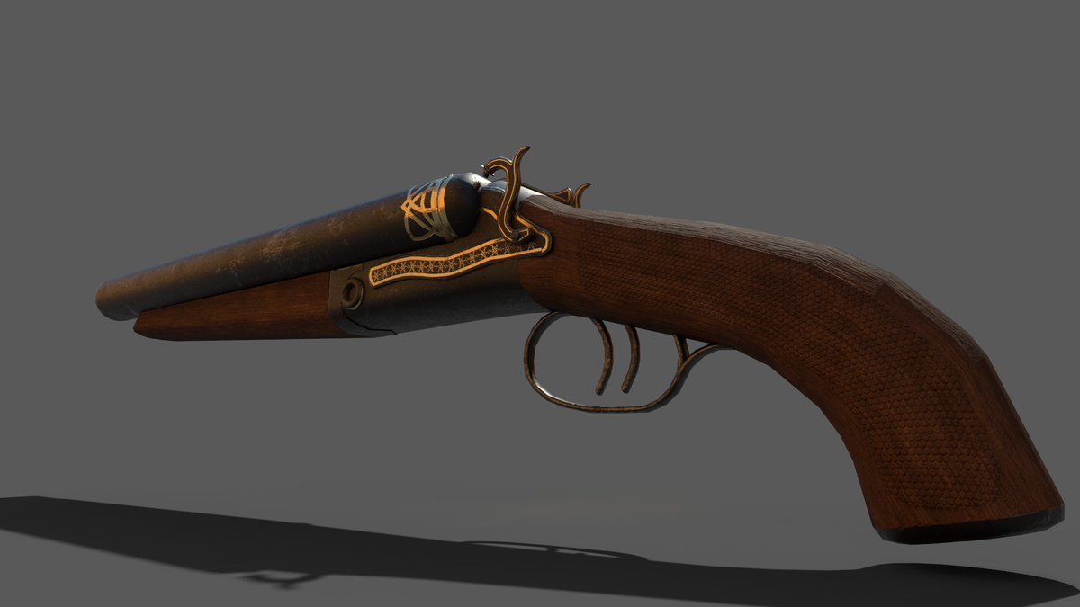PneumaticDev's tweet photo. Hey everyone, here's another quick update for you. We're happy to yet again show off the work of one of our talented artists by giving you a sneak peak at the shotgun you'll be able to use in Lunertia. An elegant model, you'll find many of your foes make use of this weapon too! https://t.co/sB697SmtB8