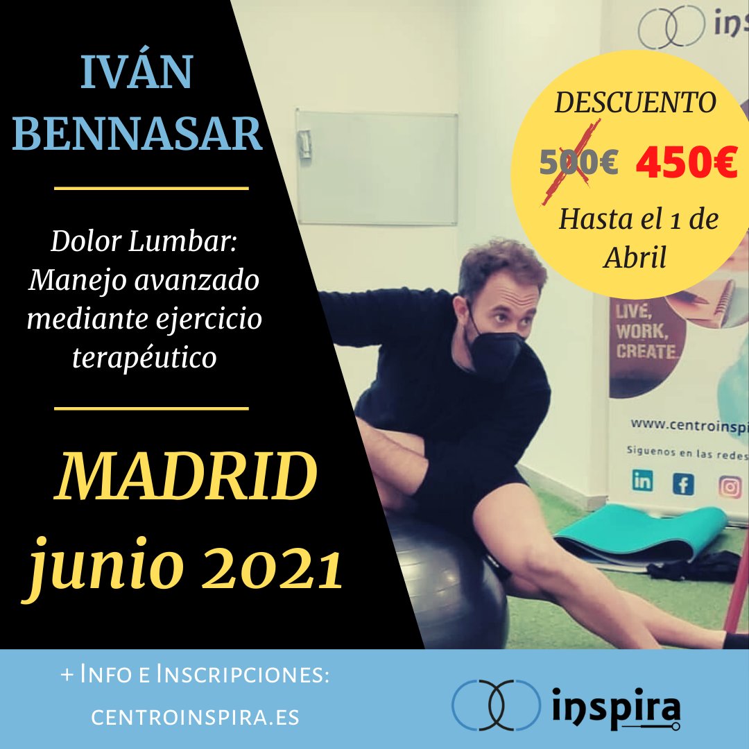 ¿Quieres formarte con Iván Bennasar?

¡En junio tienes una oportunidad en Madrid!

Aprovecha el descuento por inscripción anticipada hasta el 1 de abril 🏃‍♀️

+ info: centroinspira.es/curso/curso-iv…

<a href="/BennasarIvan/">Iván Bennasar</a> #atopedepower #fisioterapia