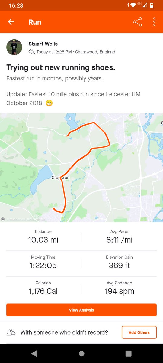 running_stu's tweet photo. That Ashby 20 training hasn't done me any harm then.... https://t.co/ds2oHHfkzM