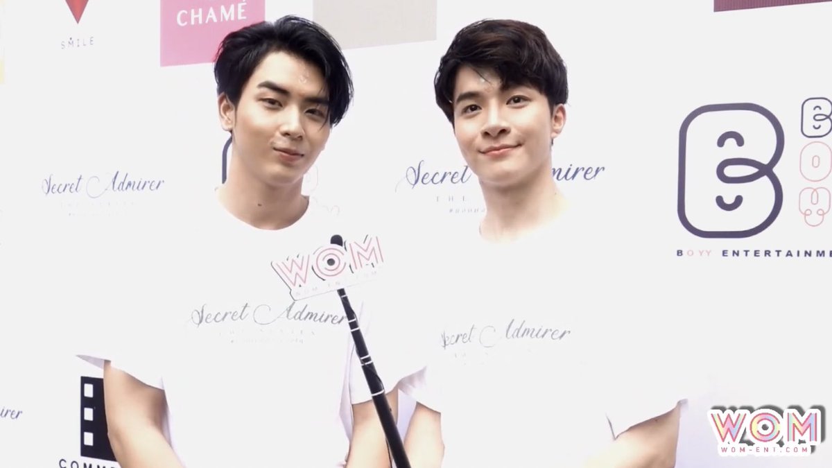 FLUKDININTL's tweet photo. Thread-[#FlukEarthTrans]

Subtitles for FlukEarth interview on WOM
Thank you @WOMENTERTAIN for the interview 
Don’t forget watching on YouTube. Share &amp; Like.
👉https://t.co/vXXKWoKRvR

@flukchatchawan @khundin_
#Flukccw #Khundin
#FlukEarth
#SecretAdmirerTheSeries #แอบมองแอบจองรัก https://t.co/gR7a2G0aQ7