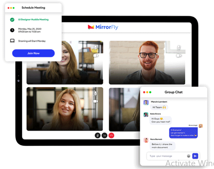 MirrorFly tweet media