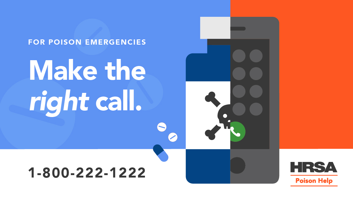Here's a tip for #NationalPoisonPreventionWeek: Store the national poison control number 1-800-222-1222 in your cell phone and have it near every other phone in your home in case of emergencies.