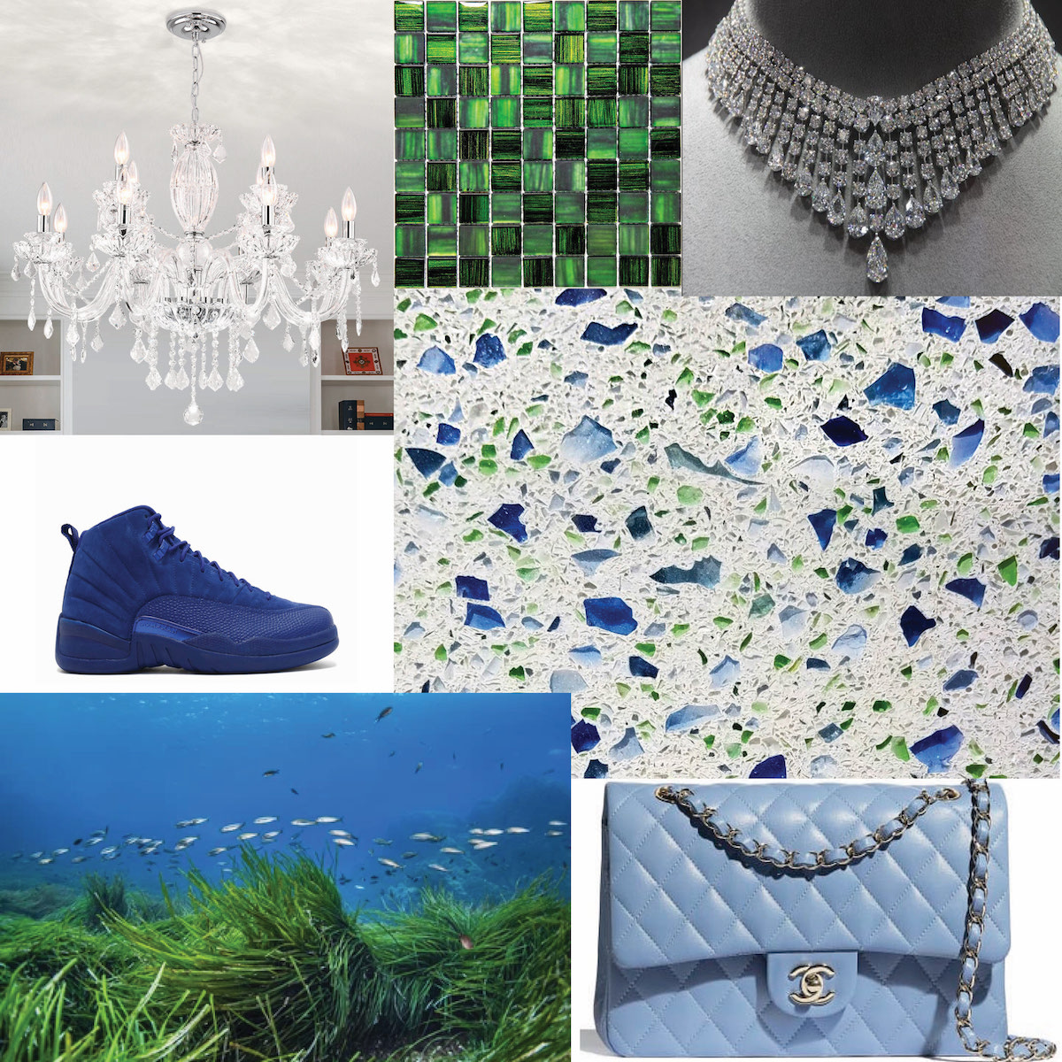 IceStoneLLC's tweet photo. Here's some Tuesday #moodboard inspiration for you. Inspired by our latest color Ocean Grass which contains blue and clear glass with tiny hints of emerald green glass.
#IceStone #countertops #interiorinspiration #kitcheninspiration #interiordesign #kitchendesign https://t.co/wkayabKIPp