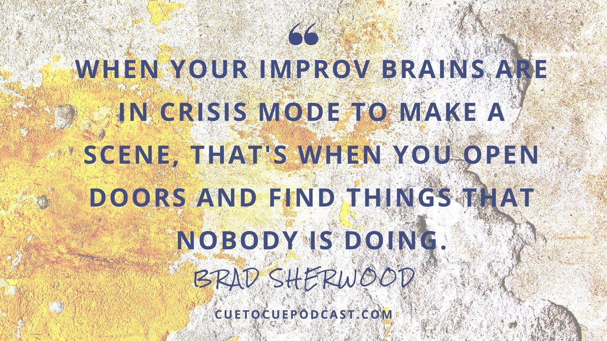 thisischelseaj's tweet photo. If you can stay open, being put on the spot can be a great breeding ground for creativity ⚡️✨
#CueToCue #Podcast #bestguests https://t.co/uVWovwGEoI