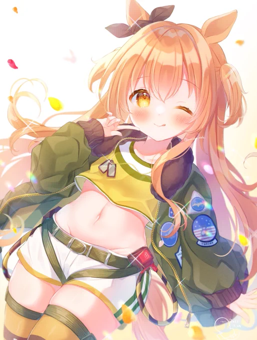 お誕生日おめでとう～🐎🎂
#ウマ娘 
#マヤノトップガン 