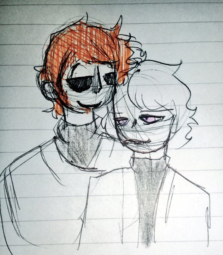YaMeFuiChauuwu's tweet photo. Bocetos del AU de los tóxicos 😈🔥
🌙dataza: Drake tiene los ojos lilas con una pupila negra la cual hace resaltar mucho este color de ojos🌙
#crisake https://t.co/podE63OZFK