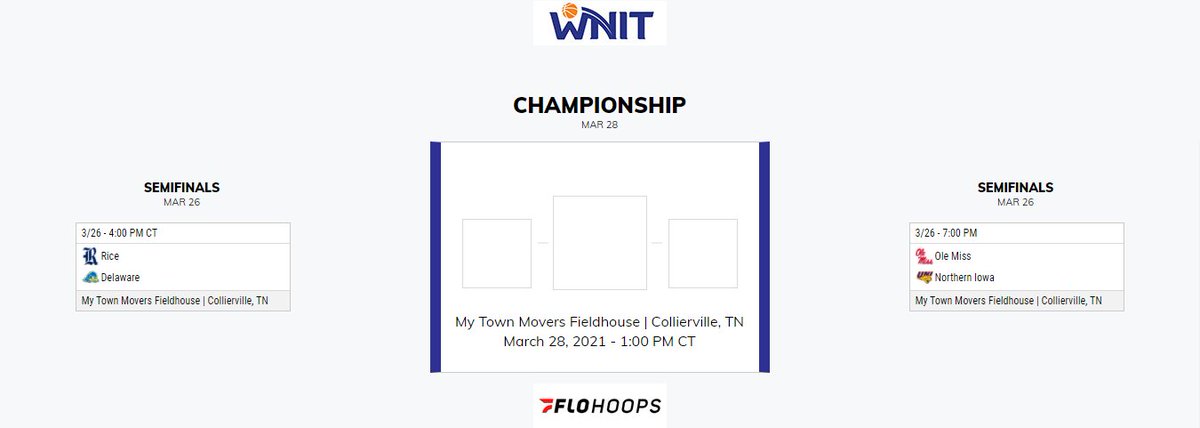 TheKleinhans's tweet photo. We're down to the final four teams in the 2021 Women's National Invitation Tournament

#UNIWBB vs. Ole Miss in the semifinals @ 7pm Friday (6:45pm pregame on @KXEL1540)

#WNIT championship game scheduled for 1pm Sunday

#UNIFight #MVCWBB #TheValleyRunsDeep https://t.co/HpPYRj99Ae