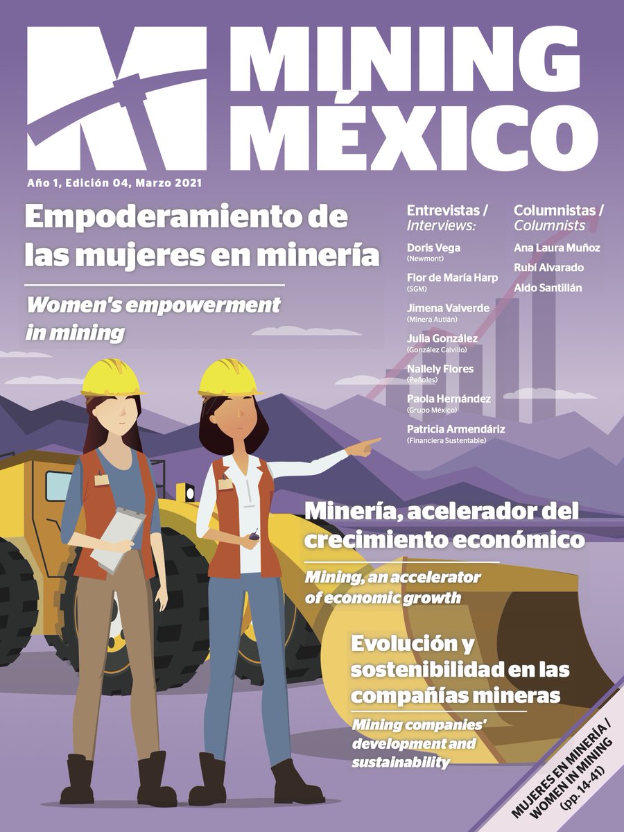 miningmex's tweet image. 👷‍♀️ Las mujeres en la industria minera son indispensables para fomentar su desarrollo, actualización e innovación. 👩‍💻 Conoce la trayectoria y aportaciones de líderes del sector: issuu.com/energyncommerc…  

#MiningMéxico #entrevistas #empoderamientofemenino #minería #líderes