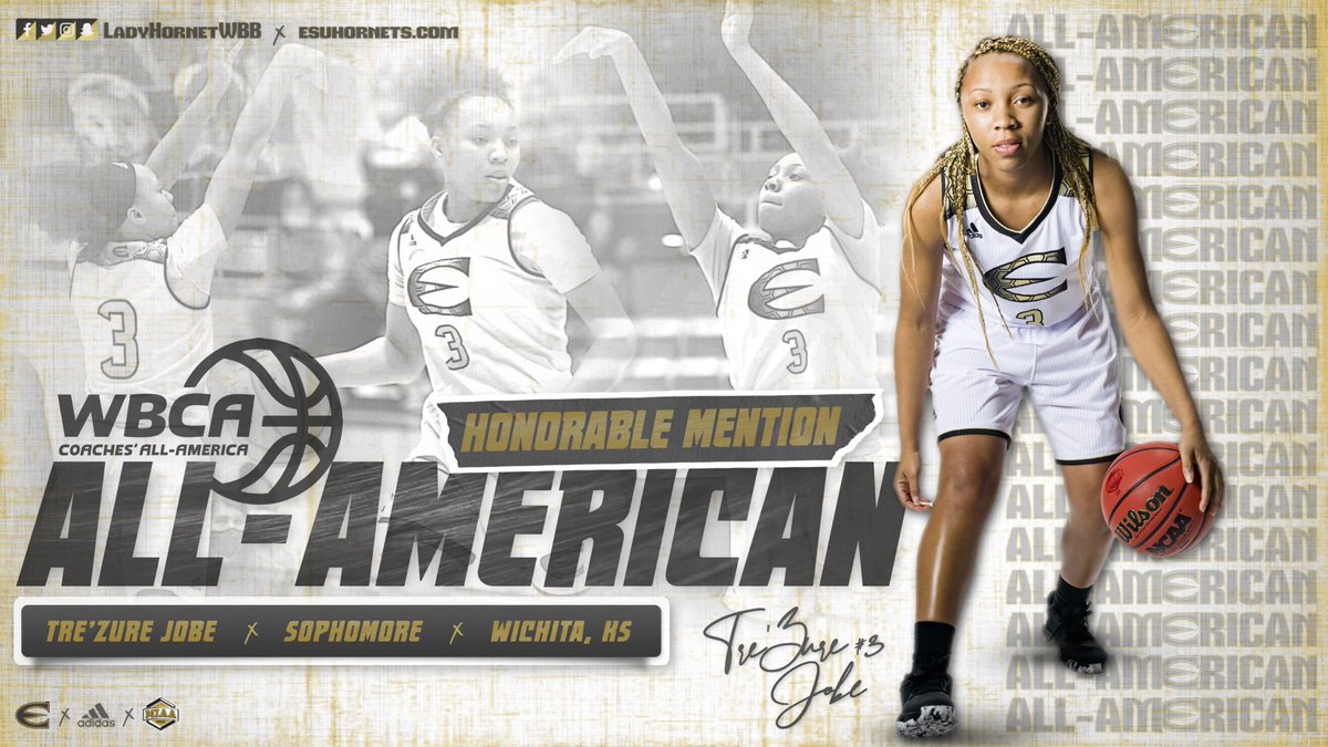 ESUHornetsWBB's tweet photo. Tre’Zure Jobe: ALL-AMERICAN
#ProtectTheTradition • #MIAAwb • #AllAmerican • #D2CCA • #WBCA
🔗: https://t.co/nqZ4ZiAvDb https://t.co/L9PQbf71QF
