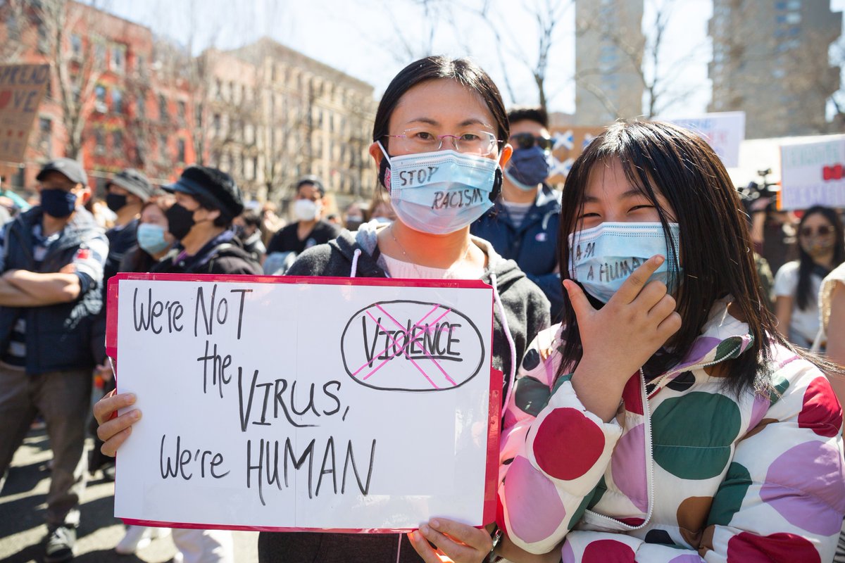 pixleeturnto's tweet photo. To amplify the voices of the AAPI community, we wanted to share our team member @Seancheesecake's photography from the NYC Rally Against Hate event this past weekend. 

More info on rallies here: https://t.co/tx3UlA50iG #StopAsianHate https://t.co/2q3ge701kw