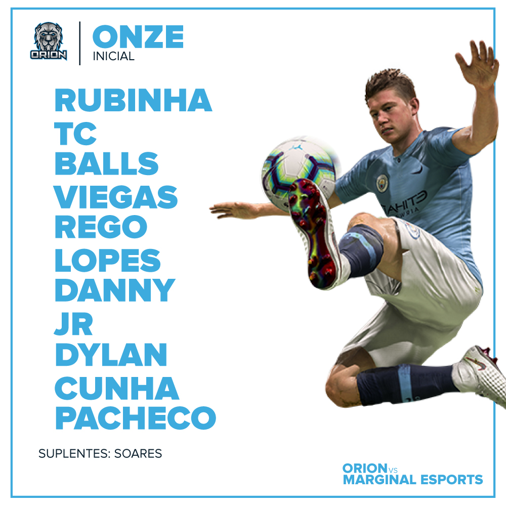 O nosso 11 inicial para o confronto de hoje ⚽️

#GOORION #OrionFIFA #ORNMES #OrgulhoAcoreano