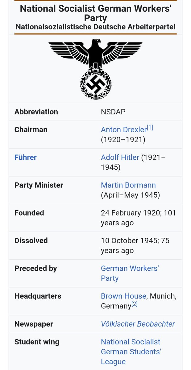 CzysCzyz's tweet photo. @ArolsenArchives Hey @ArolsenArchives,  did you mean Nationalsozialistische DEUTSCHE Arbeigerpsrtei?👇

#NaziPersecution https://t.co/6mq0FjIRnz