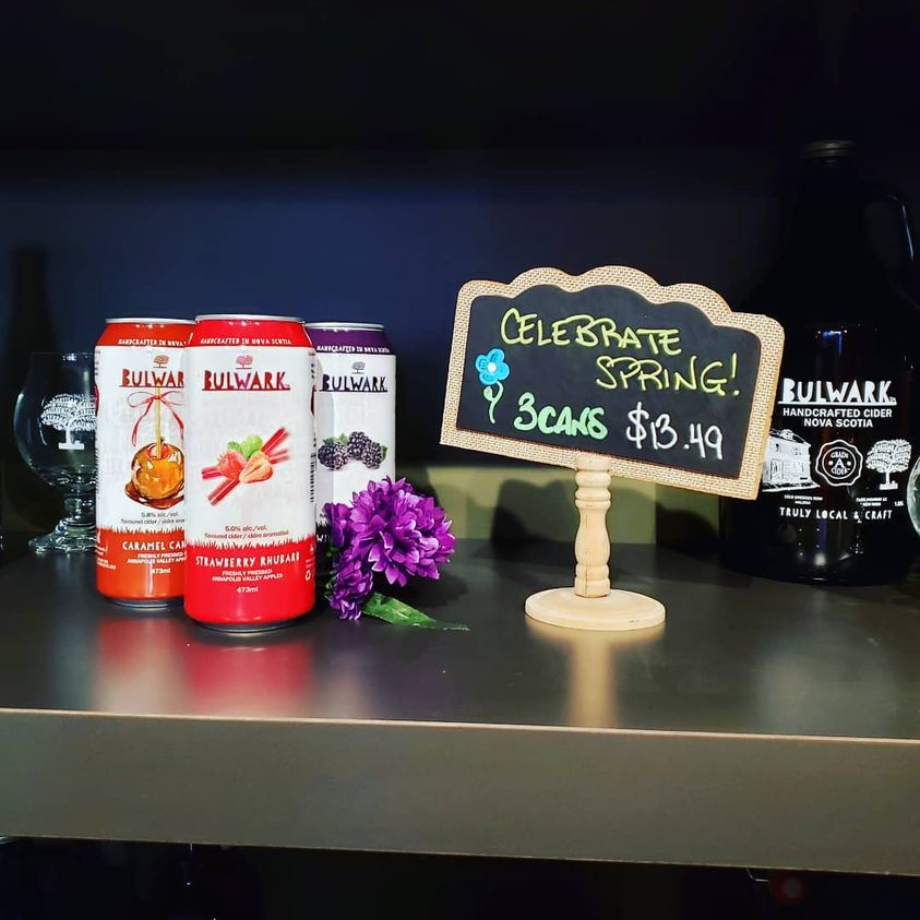 CiderBulwark's tweet photo. Celebrate Spring with this Bulwark Cider House Exclusive!  Any 3 cans for $13.49 until April 30. https://t.co/xDkg76UkrZ