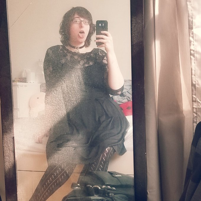 Someday I'm gonna learn how to take selfies without constantly sticking my tongue out, but not today<a href="/tag/dress"class="tags"><span>#dress</span></a><a href="/tag/hashtag"class="tags"><span>#hashtag</span></a><a href="/tag/trans"class="tags"><span>#trans</span></a><a href="/tag/transgirl"class="tags"><span>#transgirl</span></a><a href="/tag/gothy"class="tags"><span>#gothy</span></a><a href="/tag/dic"class="tags"><span>#dic</span></a>