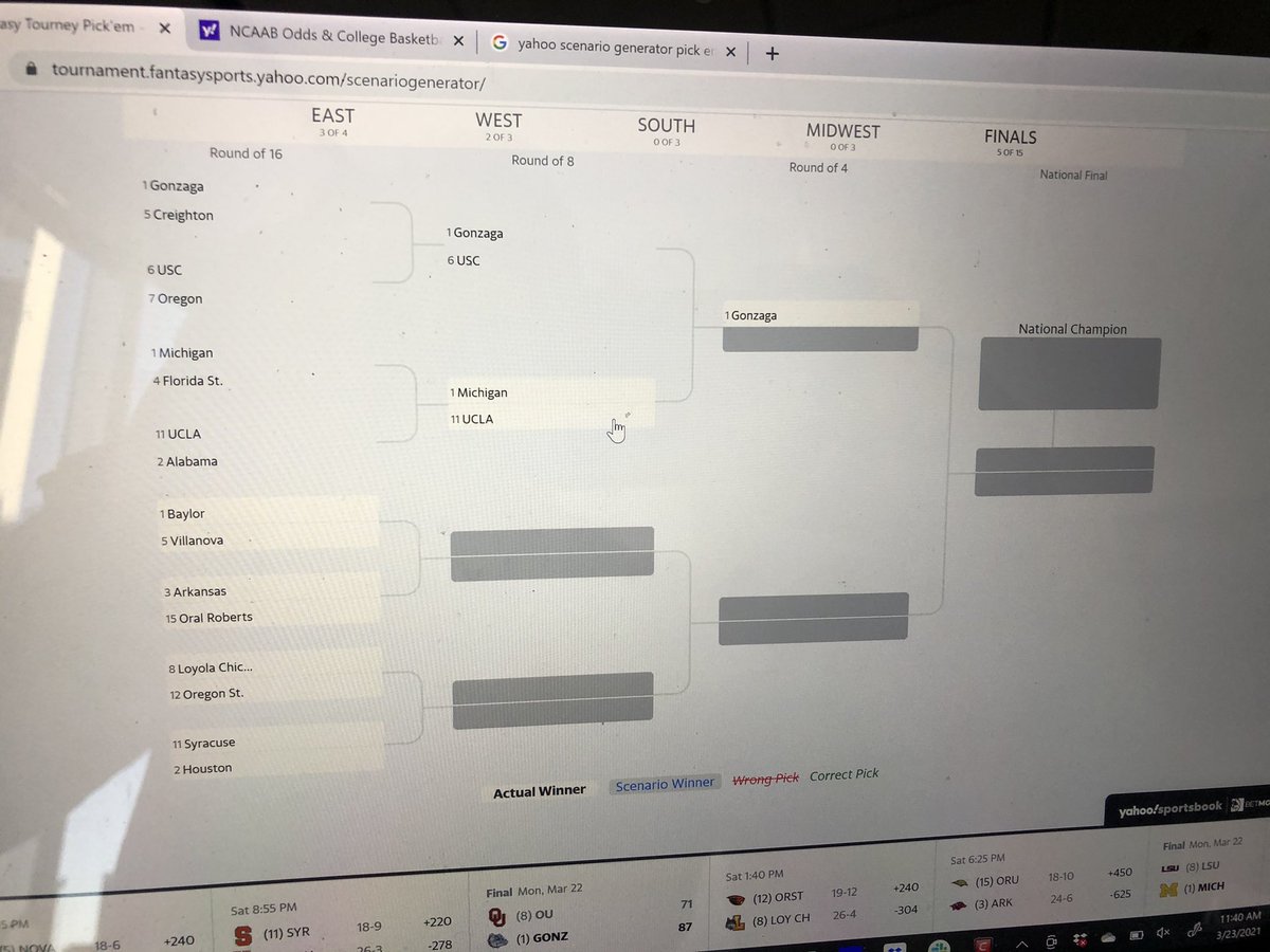 theLegalSegall's tweet photo. @YahooFantasyCC This is what it looks like. There are absolutely no scores for any participants. No one in my league can get it to work. It is not functioning properly. https://t.co/GLCUhrZoLo