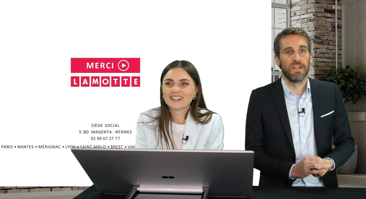 GroupeLamotte's tweet photo. [LAMOTTE remercie] Merci à TVWonder et @excenseFR
pour l'organisation de notre #webinaire interne, dédié aux #reseauxsociaux. Merci à François Pellan, Dirigeant de @PauletMalo et Eléonore Genouel, Chargée de communication digitale du Groupe, pour leur présentation 100% digitale! https://t.co/stIfPhJSyd