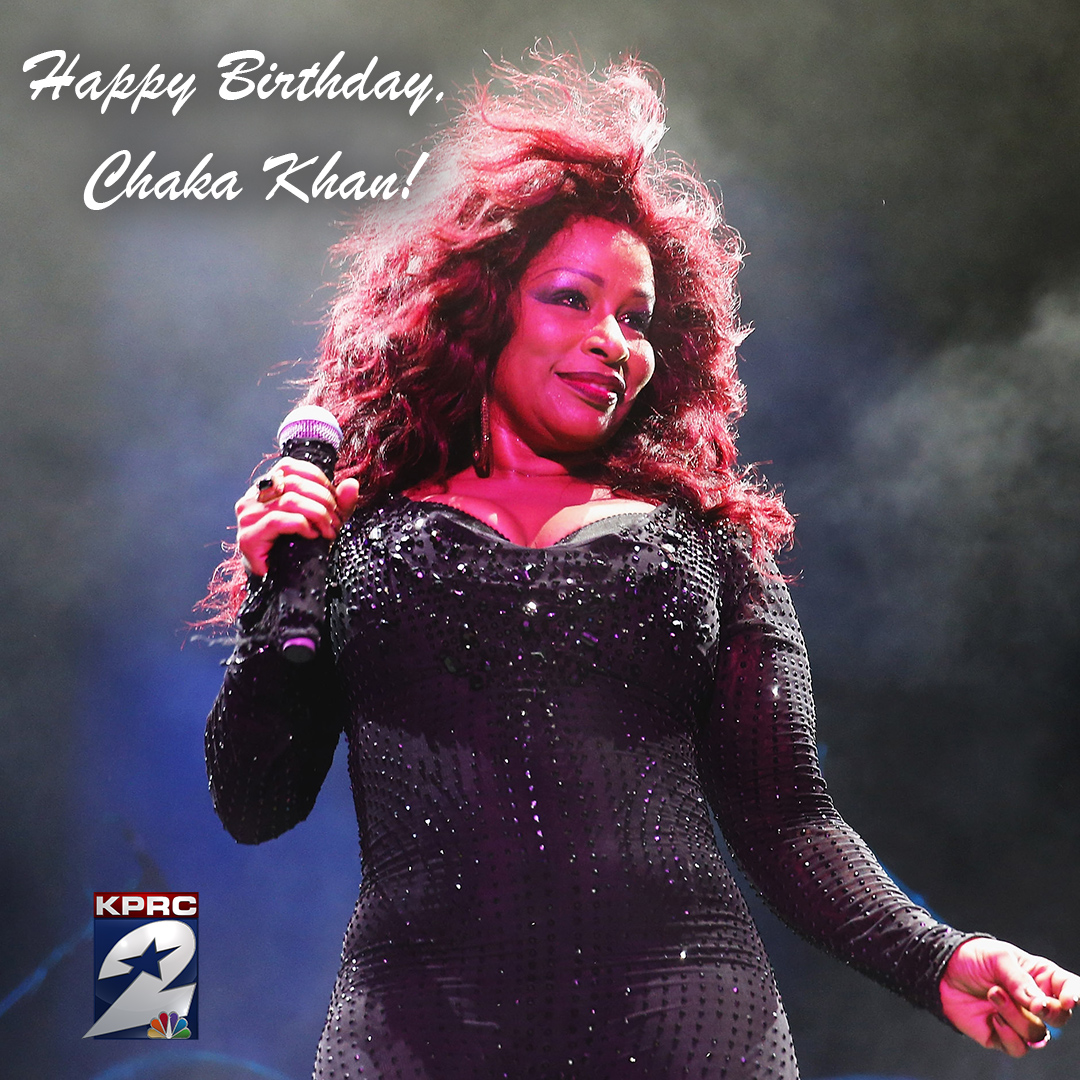Happy Birthday, Chaka Khan! She\s 68 years old today! 