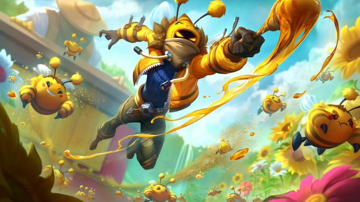 Want to bee the best? Have you treated your Hives recently? Do you use your string to win?

Win one of 20 Bee - zahar skins for EUW/EUNE! All you have to do is:

✅Follow
✅Retweet
✅Comment with your region

Winners will be drawn on the 30th of March!