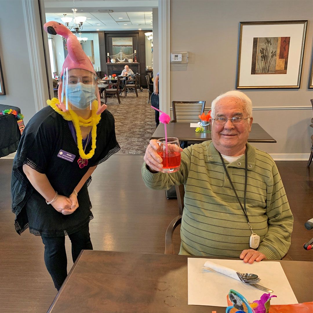 vervesrliving's tweet photo. Every hour is happy hour at Palermo Village Retirement Residence in Oakville with residents enjoying our Pink Flamingo Day drinks!😁🍹 #vervecares #community #goodtimes #celebration #cocktails #gooddrinks
https://t.co/22a3Jeg1GE https://t.co/p7GdtFvy4n