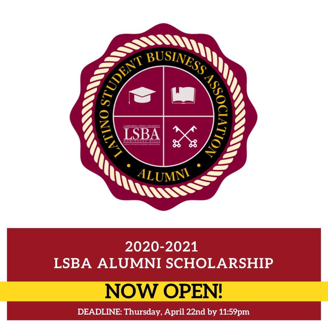 lsbaalumni's tweet photo. 📣Calling all @lsbacsudh members!📣
Applications for the 2020-2021 LSBA Alumni Scholarship are now open!
Deadline to apply is Thursday, April 22nd by 11:59pm! #LSBAAScholarship 

#LinkInBio https://t.co/wZaLucUNFN