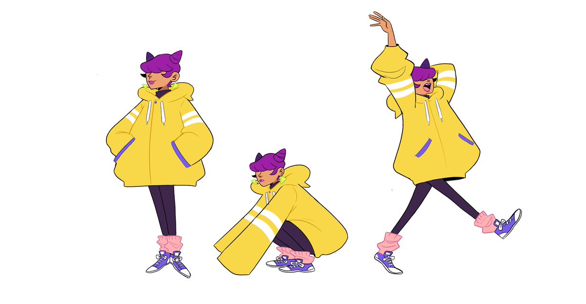 Cold as brick out here? ?
Some work I did for @wolfinsheeps character design class!