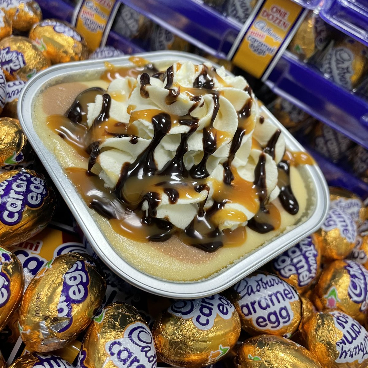 TripleDipples's tweet photo. Caramel Cadbury Cheesecake
#caramelcadbury #cadburycaramel #eastercheesecake #bestcheesecakeever #bestcheesecakeintheworld
#IllinoisMade
#cheesecake #minicheesecake #cheesecakes #cheesecaketime #cheesecakelove #cheesecakelife #cheesecakelover
#ShopSmall #ShopLocal #ShopOften https://t.co/lqxRQ19T1O