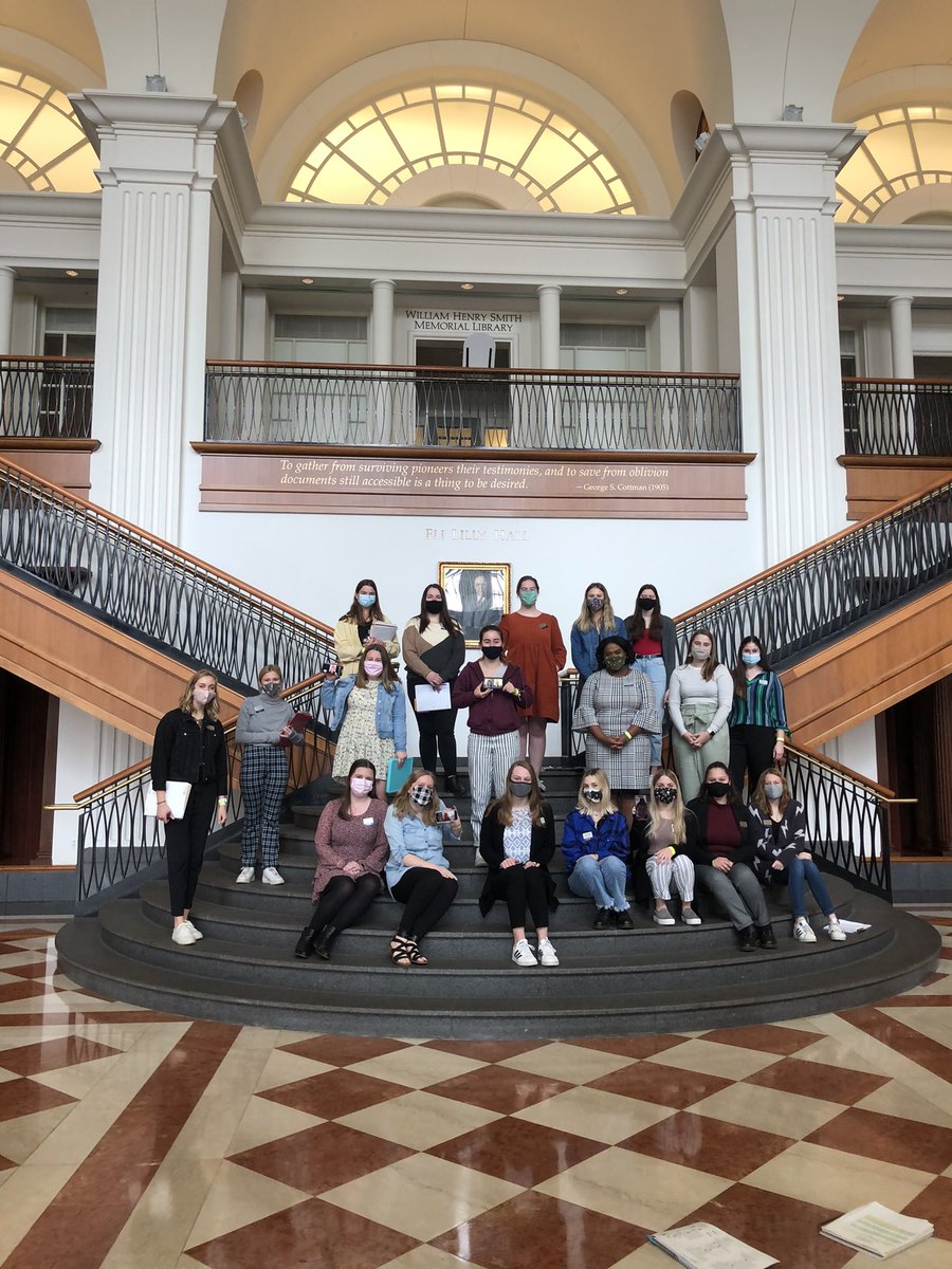 DrPangansclass's tweet photo. Thank you @IndianaHistory for being so accommodating and inspiring during our @ButlerCOE visit! https://t.co/Zoy5MCvAqq