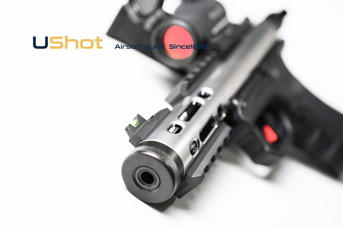 ushot5's tweet photo. WE RUGER MKⅣ 6mm GAS airsoft

The perfect tactical rimfire traner.
Simple operate and light weight.
One-button take down.
Universal Glock magazines.

▼ With free tactical rails.  ▲

#airsoftushot #wefindyoushoot
#airsoft #gun #gas #6mm #pistol #RIMFIRE #WE #RUGER #MARK4 #MK4 https://t.co/yNz7GzkSBK