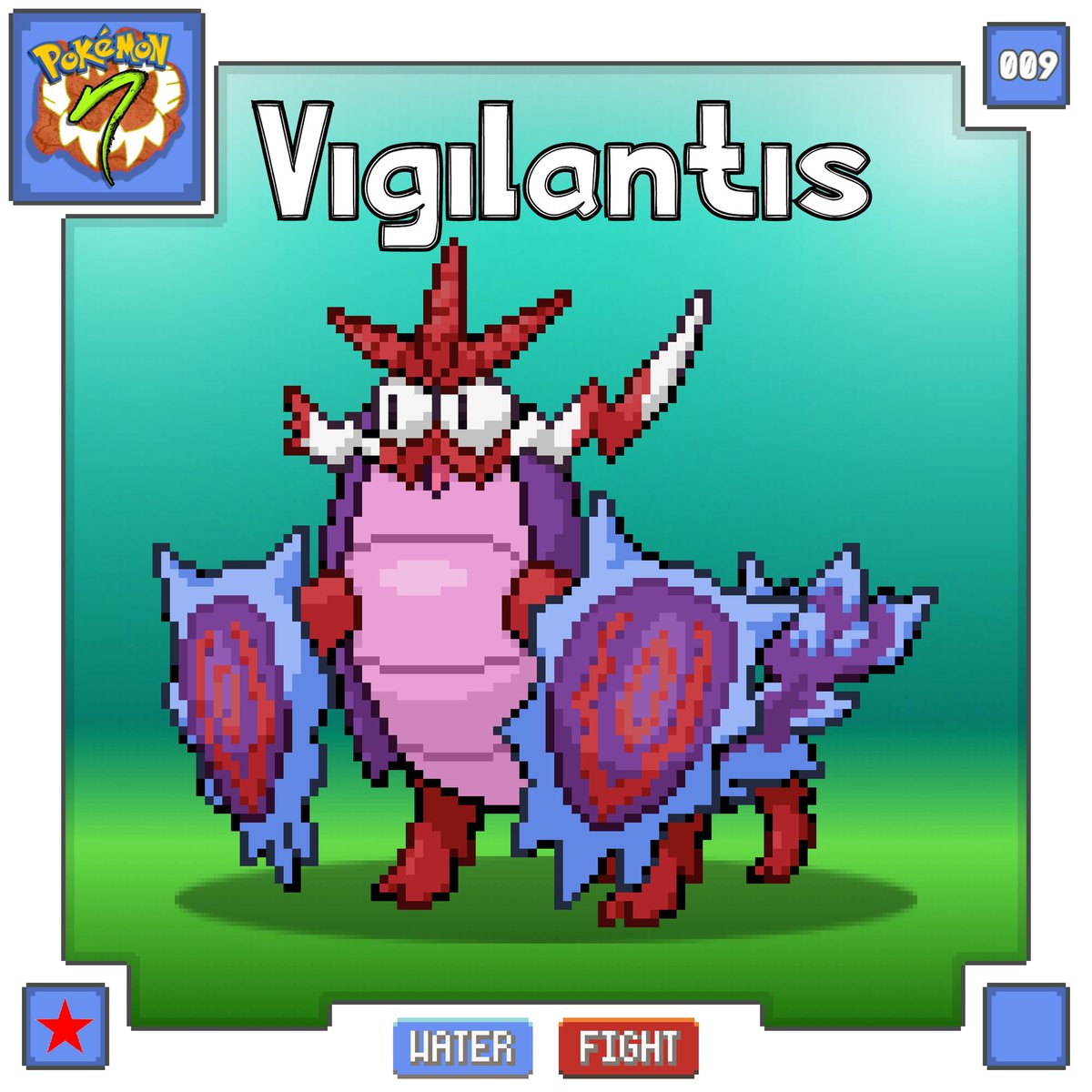 PokemonNatura's tweet photo. 009 - VIGILANTIS

Una potencia con el corazón de un héroe y la fuerza de un océano. Vigilantis siempre vendrá a ayudar a los necesitados, pase lo que pase.

Diseño: @NegaMadness https://t.co/14inr81Ow3